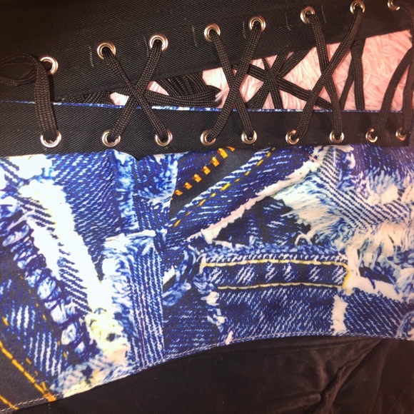 *SOLD ON MERCARI EXCLUSIVE DENIM CORSET - Picture 6 of 7